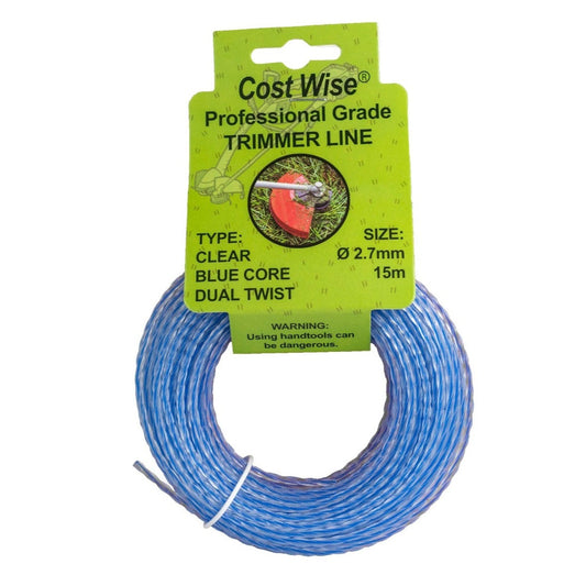 Blue Double Twist Strimmer Line – 2.7mm x 15m