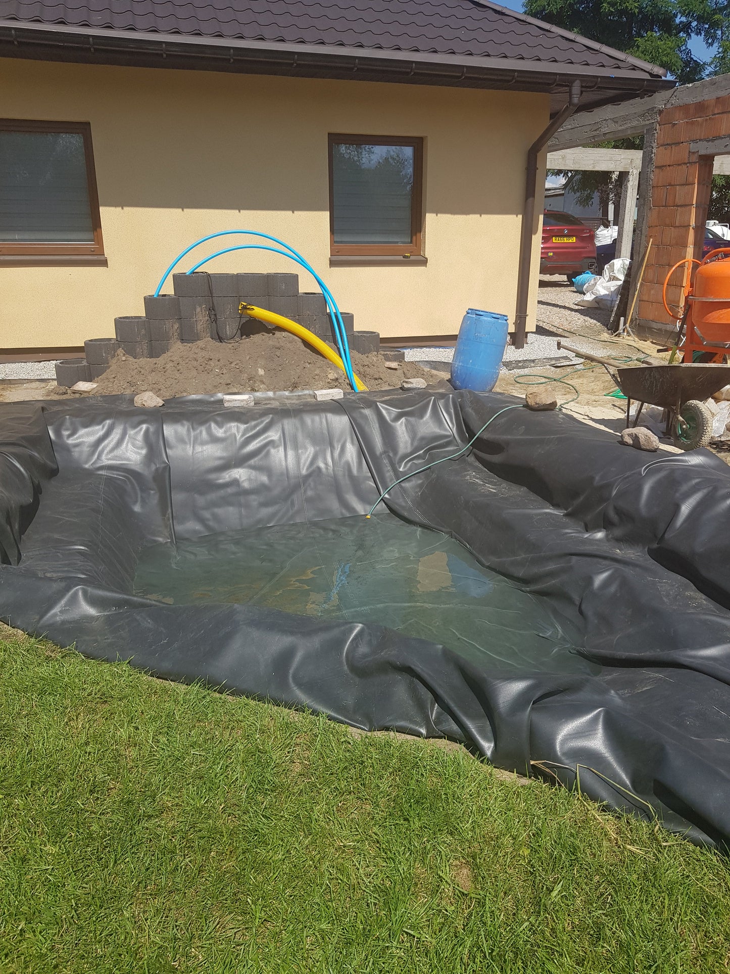 4m x 5m EPDM Flexible Liner for Garden Ponds