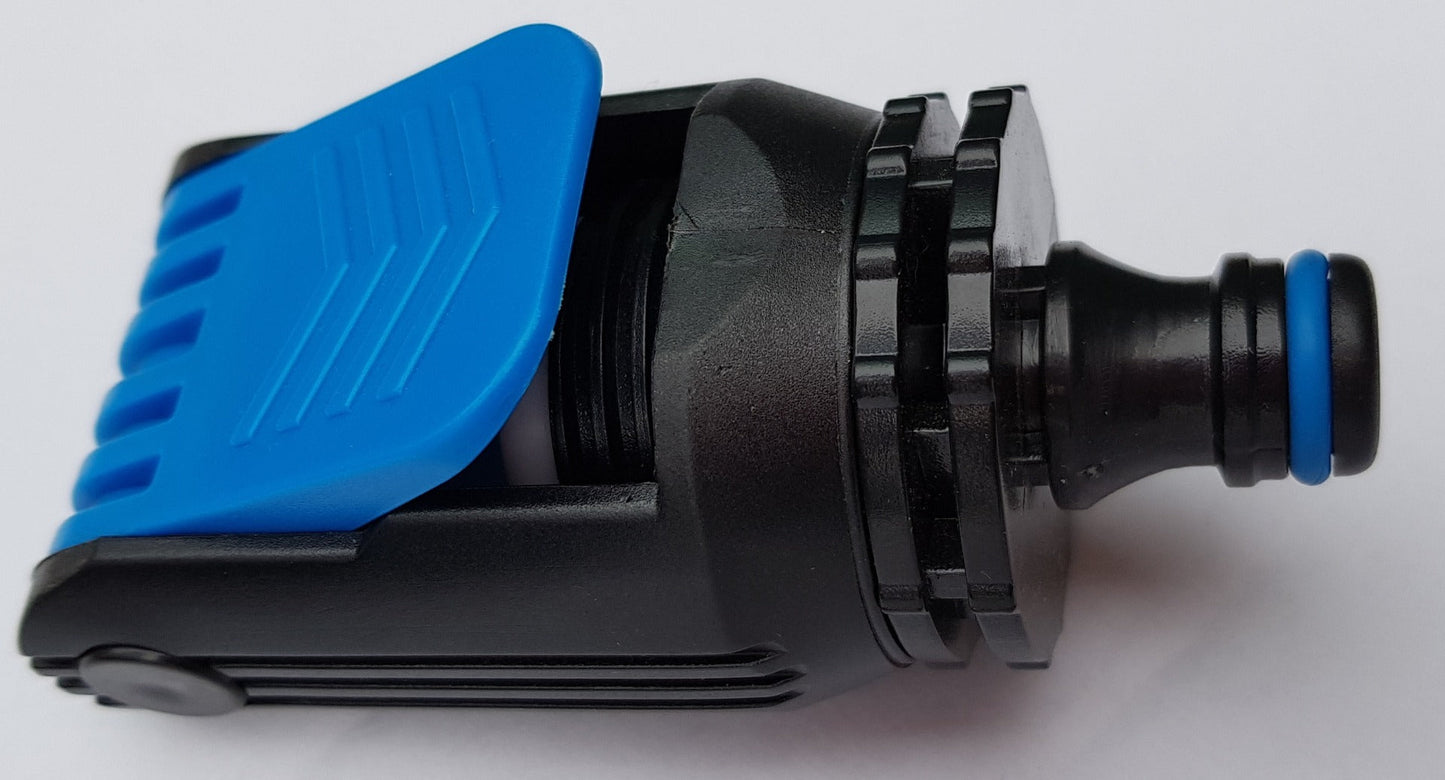Non-Branded Blue Adapter for Kitchen Tap