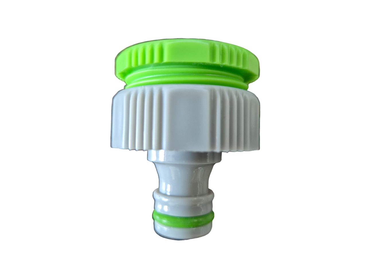 Green/Grey Female Tap Fitting Compatible with 3/4" or ½" BSP Female Threads