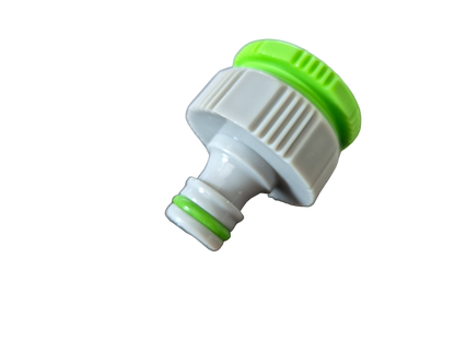 Green/Grey Female Tap Fitting Compatible with 3/4" or ½" BSP Female Threads