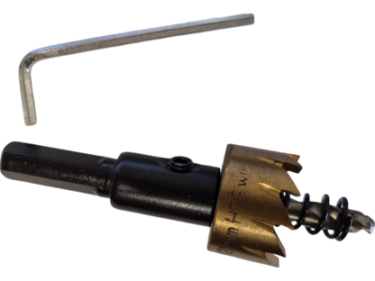 21mm HSS Hole Saw Bit for Cutting Metal, Alloys, Wood & Plastics