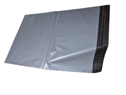 Gray Poly Mailing Bags – Sizes from 4.5" to 43.5"