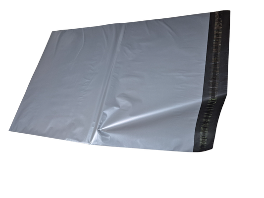Gray Poly Mailing Bags – Sizes from 4.5" to 43.5"