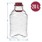10L 15L 20L 25L Fermentation Demijohn Wine Making PET Airlock Wide Neck