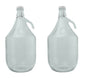 Set of 2 Glass Demijohns 5L Complete with Swing-Top Lid