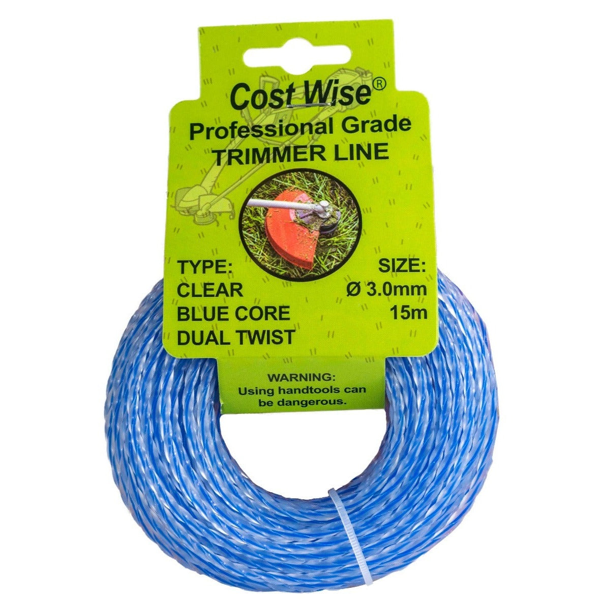 Blue Double Twist Strimmer Line – 3mm x 15m