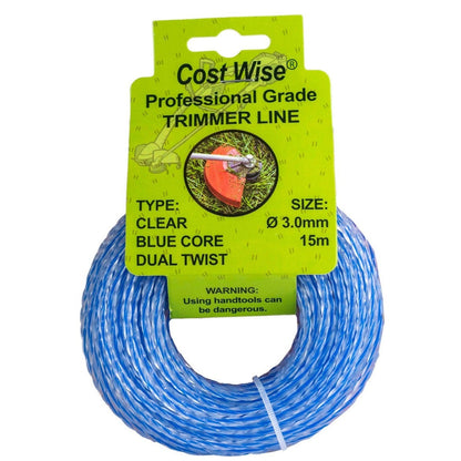 Blue Double Twist Strimmer Line – 3mm x 15m