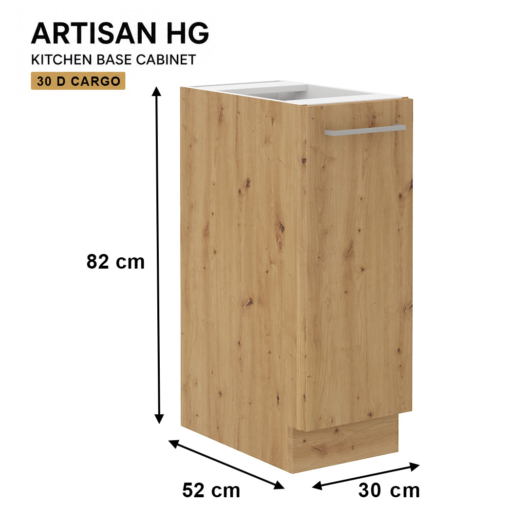 ARTISAN Modular Kitchen – White Gloss - PARTS option