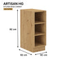 ARTISAN Modular Kitchen – White Gloss - PARTS option