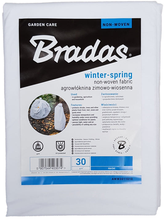 30gsm Garden Frost Protection Fleece – 3.2m x 5m Roll