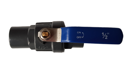 1.25″ BSP Female PP Stopcock Including Stainless Steel Ball Valve & Handle