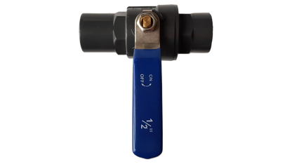 1.25″ BSP Female PP Stopcock Including Stainless Steel Ball Valve & Handle