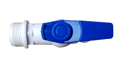 3/4" BSPM Plastic Garden Tap in White and Blue