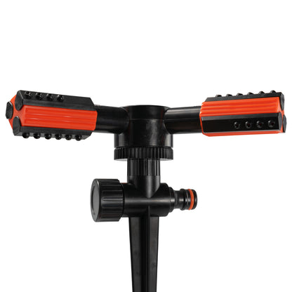 Eco Line 3‑Arm Rotary Lawn Sprinkler with Spike Mount