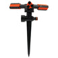 Eco Line 3‑Arm Rotary Lawn Sprinkler with Spike Mount