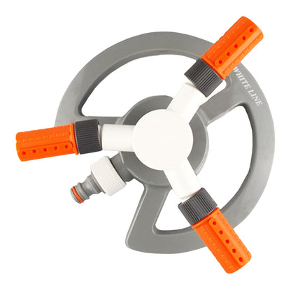 Bradas White Line 3‑Arm Rotating Sprinkler