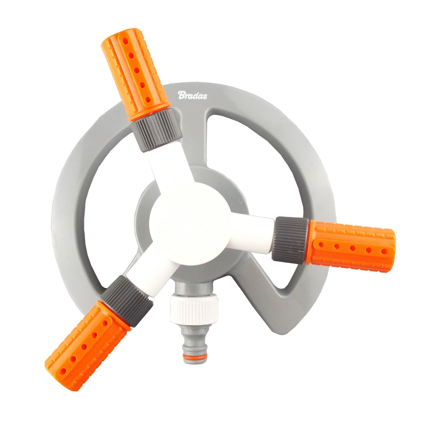 Bradas White Line 3‑Arm Rotating Sprinkler