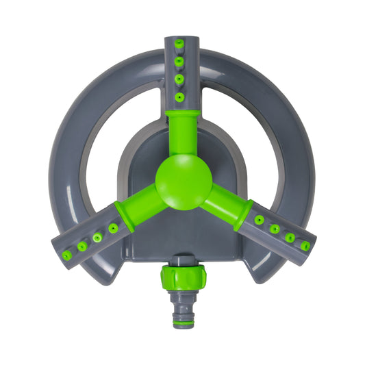 Cost Wise Lawn Sprinkler with 3 Adjustable Rotating Arms,Green/Grey