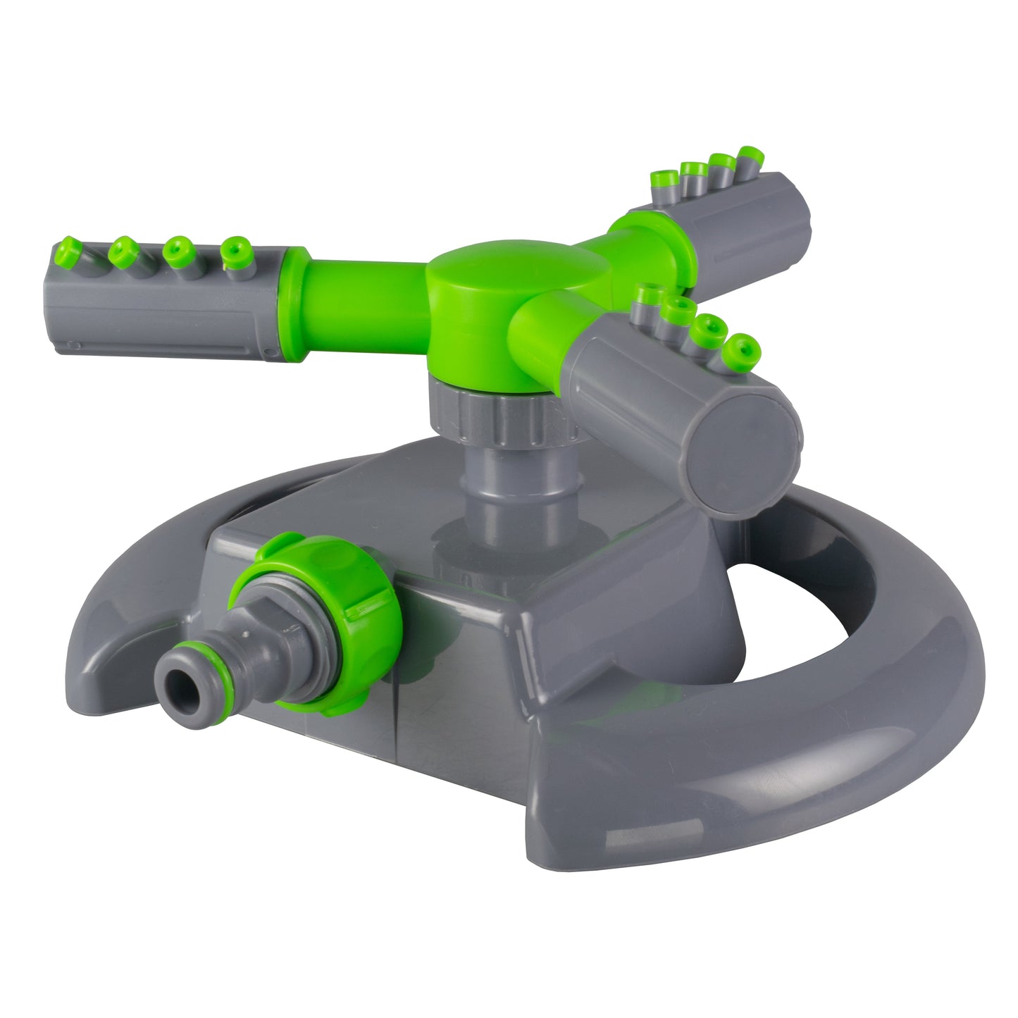 Cost Wise Lawn Sprinkler with 3 Adjustable Rotating Arms,Green/Grey