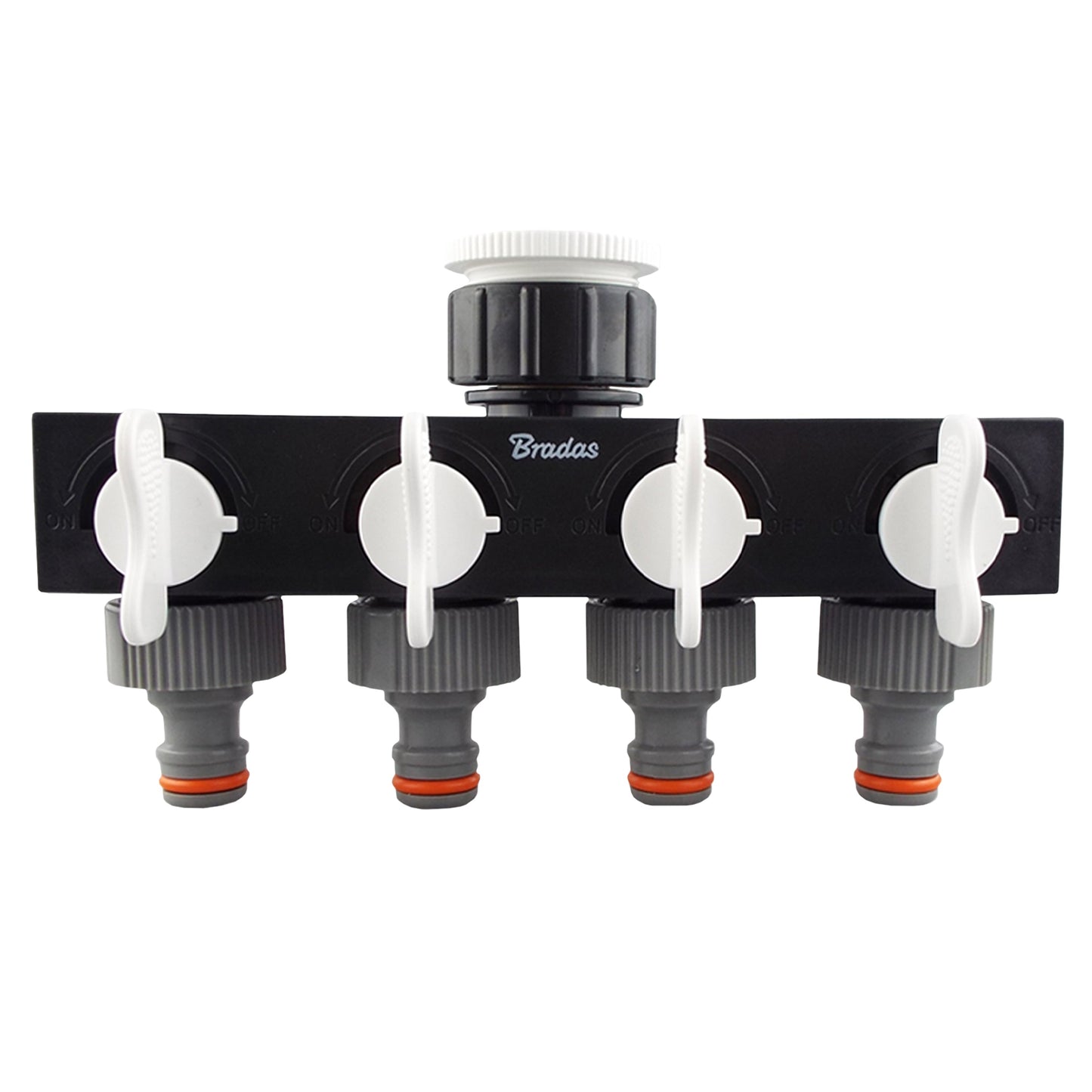 4-Way WL Water Splitter with Valves