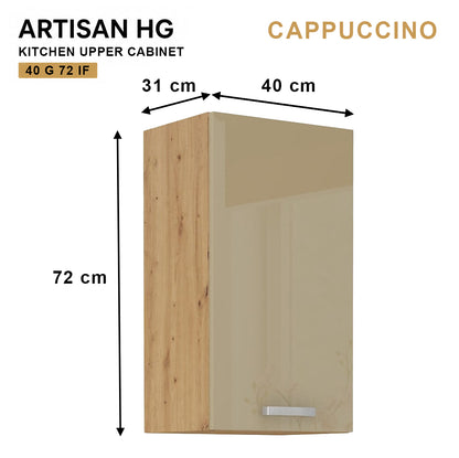 ARTISAN Modular Kitchen – White Gloss - PARTS option
