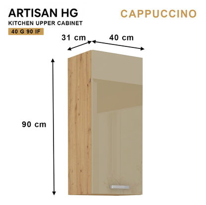 ARTISAN Modular Kitchen – White Gloss - PARTS option