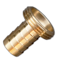Brass Hose Connector 1" BSP Male – 25mm Adapter