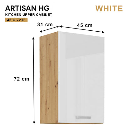 ARTISAN Modular Kitchen – White Gloss - PARTS option