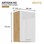 ARTISAN Modular Kitchen – White Gloss - PARTS option