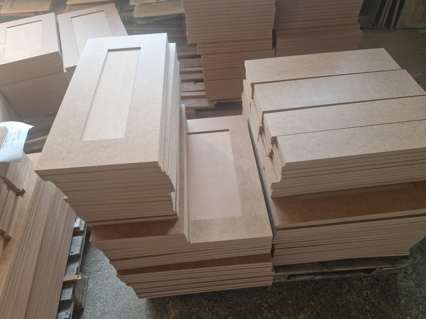 Replacement Kitchen Cabinet Door Shaker 85mm Frame Primed or Raw MDF