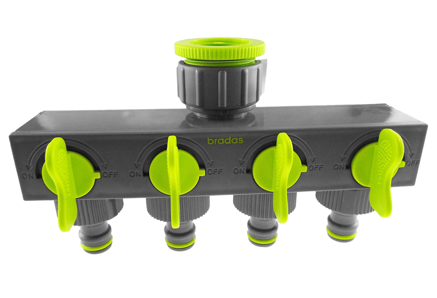 4-Way Lime Water Splitter with Valves
