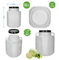20L 30L 40L 50L Fermentation Barrel Food Grade HDPE Pickling Storage Container