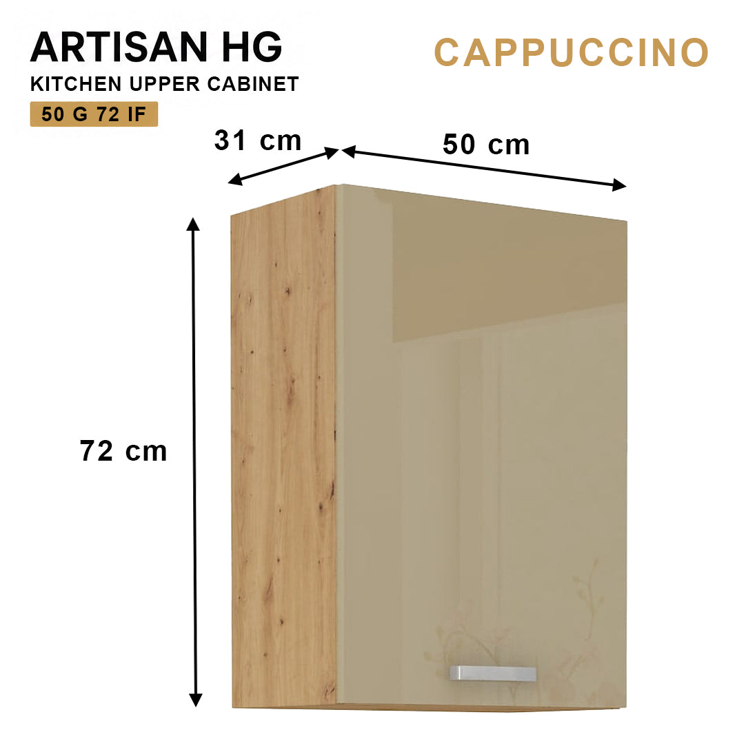 ARTISAN Modular Kitchen – White Gloss - PARTS option