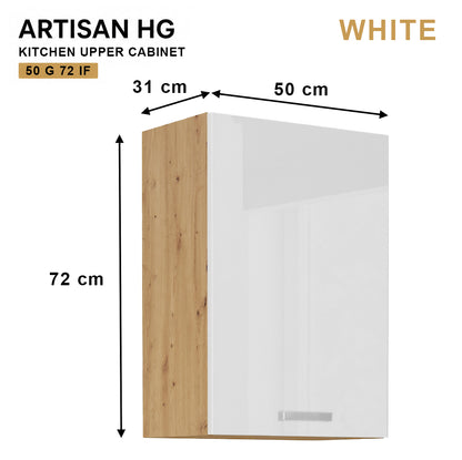 ARTISAN Modular Kitchen – White Gloss - PARTS option