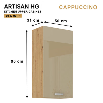 ARTISAN Modular Kitchen – White Gloss - PARTS option