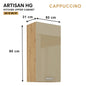 ARTISAN Modular Kitchen – Cappuccino Gloss - PARTS option