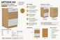 ARTISAN Modular Kitchen – White Gloss or Cappuccino Gloss