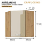ARTISAN Modular Kitchen – Cappuccino Gloss - PARTS option