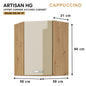 ARTISAN Modular Kitchen – Cappuccino Gloss - PARTS option