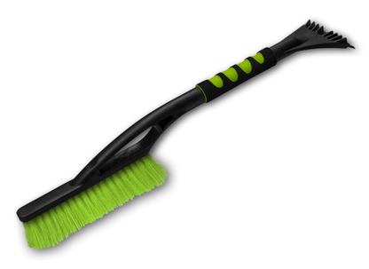 Ergonomic Ice Scraper with Snow Brush – 2-in-1 Winter Car Tool