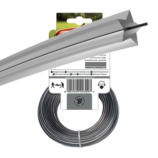 Dual Star Ripper Strimmer Line 3mm x 15m