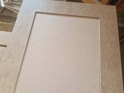 Replacement Kitchen Cabinet Door Shaker 85mm Frame Primed or Raw MDF