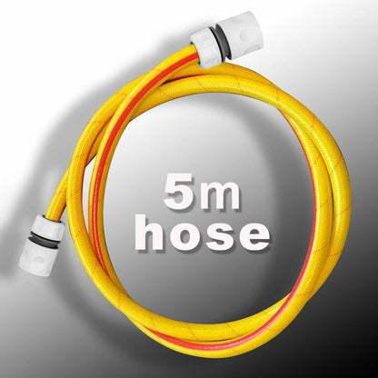Premium 6 Layer Garden Hose Pipe Watering Hose with 2 White Hose Connectors