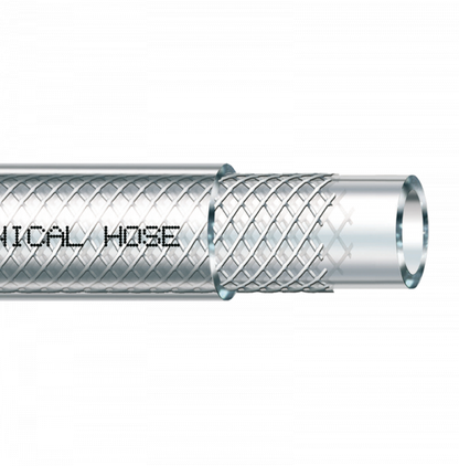 Transparent Reinforced PVC Hose 6mm ID × 2.5mm Wall