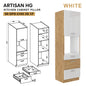 ARTISAN Modular Kitchen – White Gloss - PARTS option