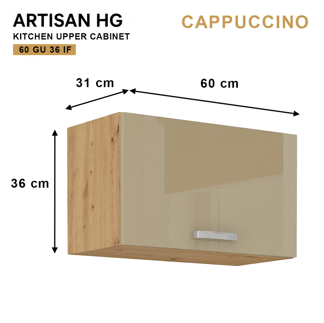 ARTISAN Modular Kitchen – White Gloss - PARTS option