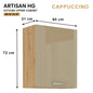 ARTISAN Modular Kitchen – Cappuccino Gloss - PARTS option