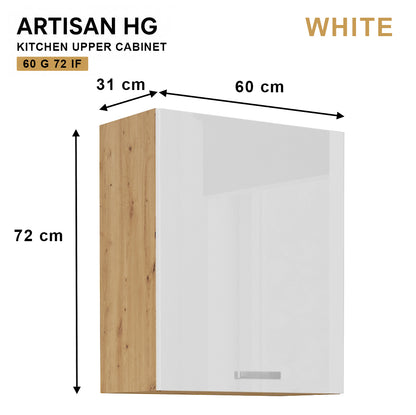 ARTISAN Modular Kitchen – White Gloss - PARTS option