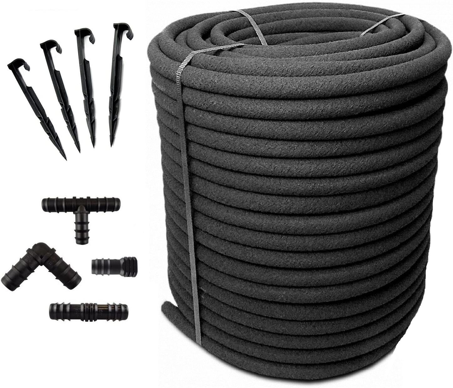 Agritrade AK Special Set Porous Pipe 200m + Ground Stakes + Connectors Water